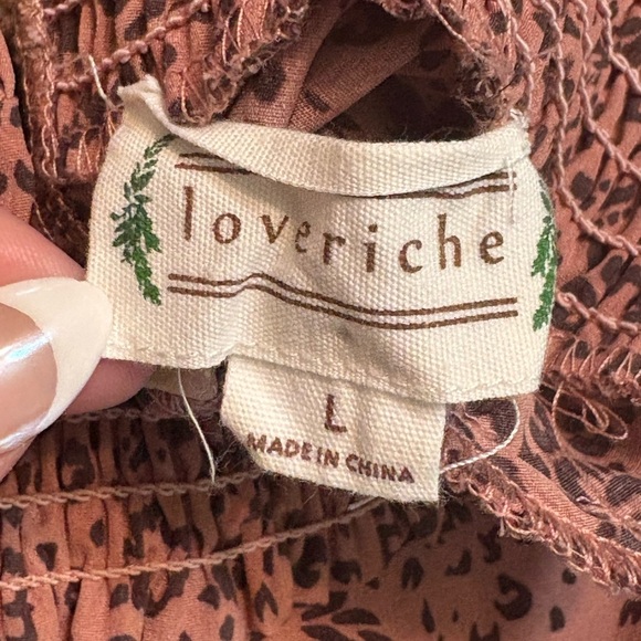 Love Riche Brown Long Sleeve Mock Neck Dress size L - Picture 6 of 8